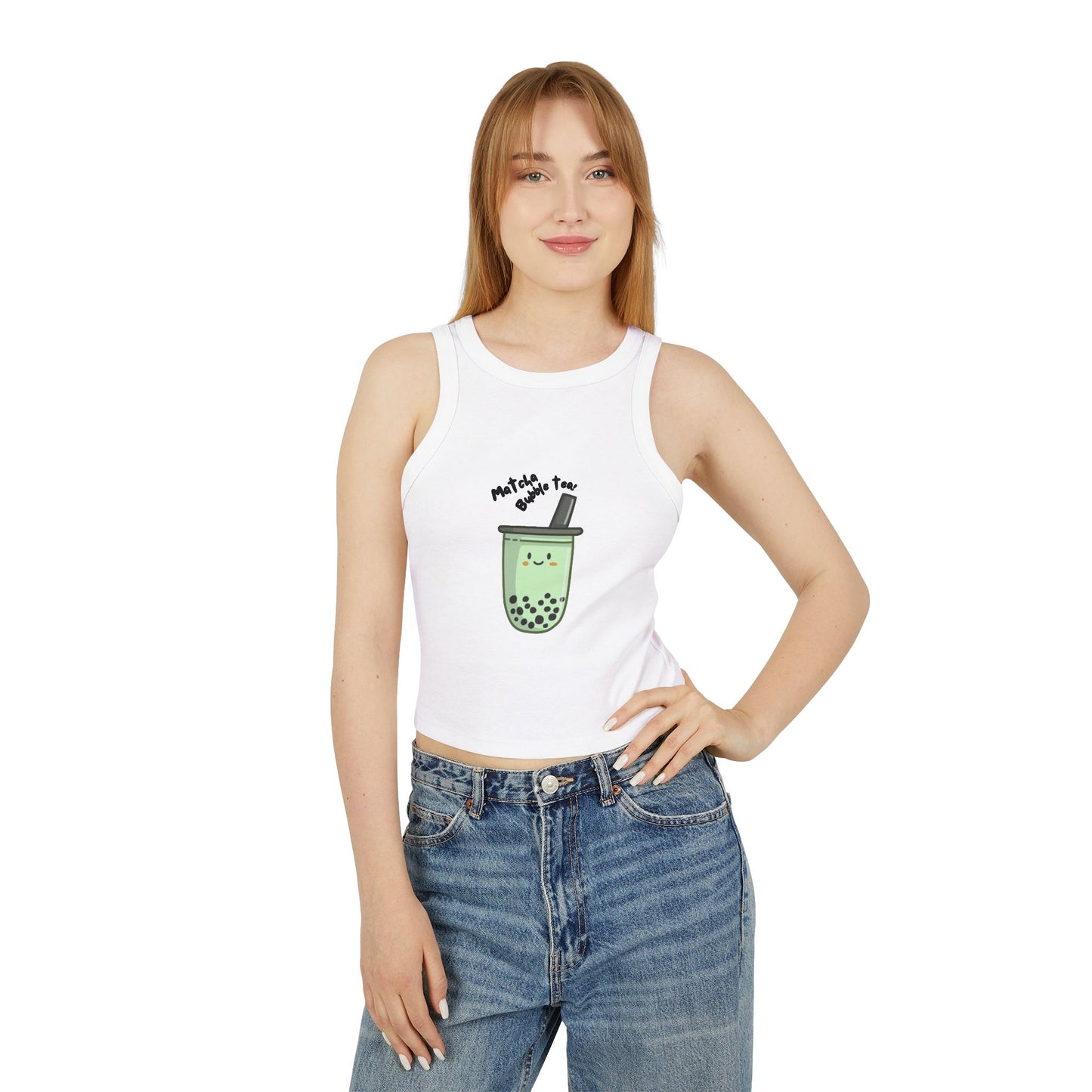Matcha Bubble Tea Tank Top