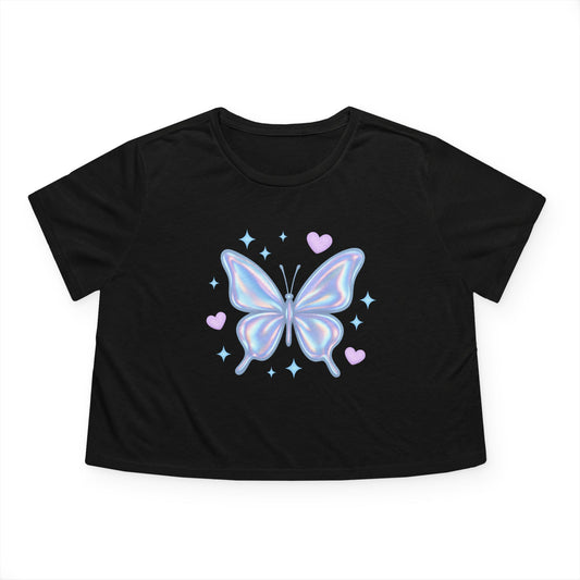 Butterfly Crop Tee