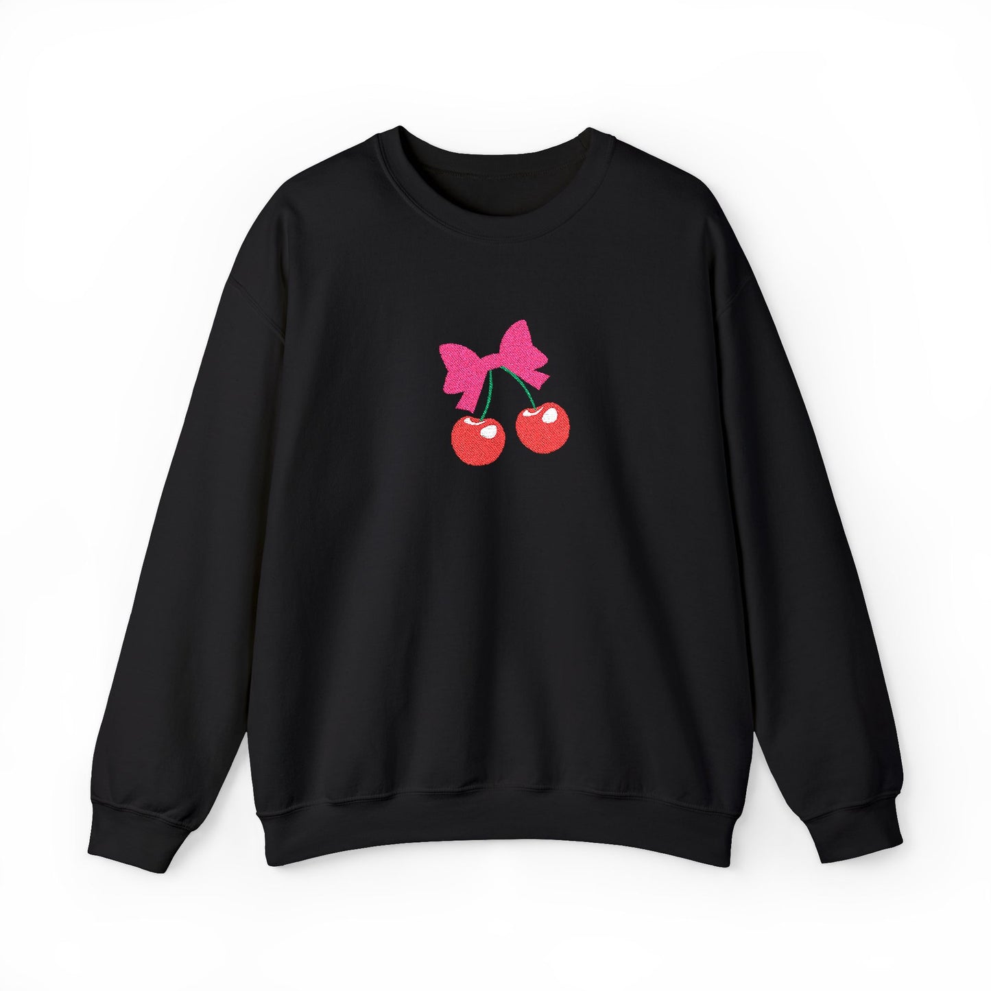Cherry Embroidery Sweatshirt