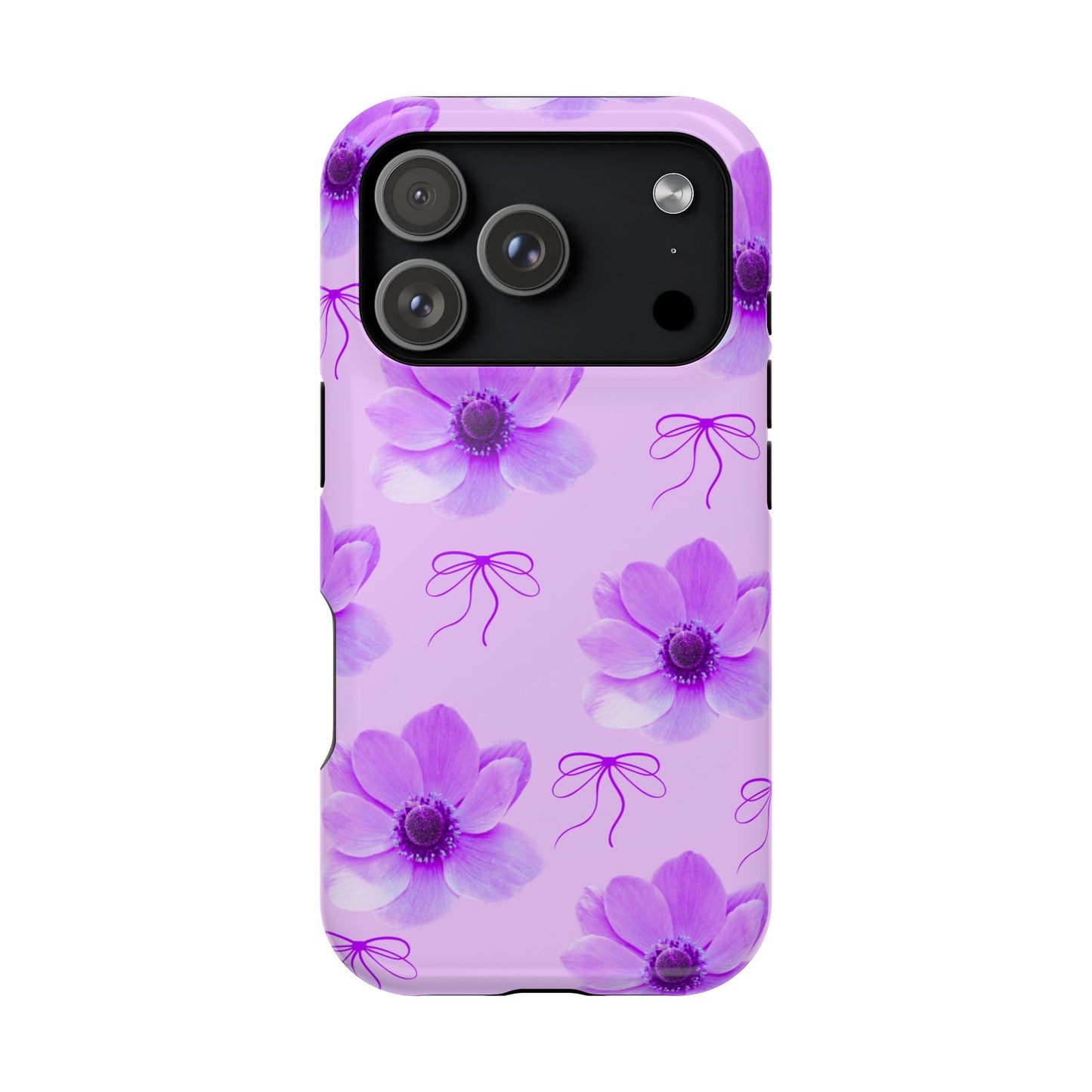 Lavender Magnetic Impact-Resistant iPhone Case