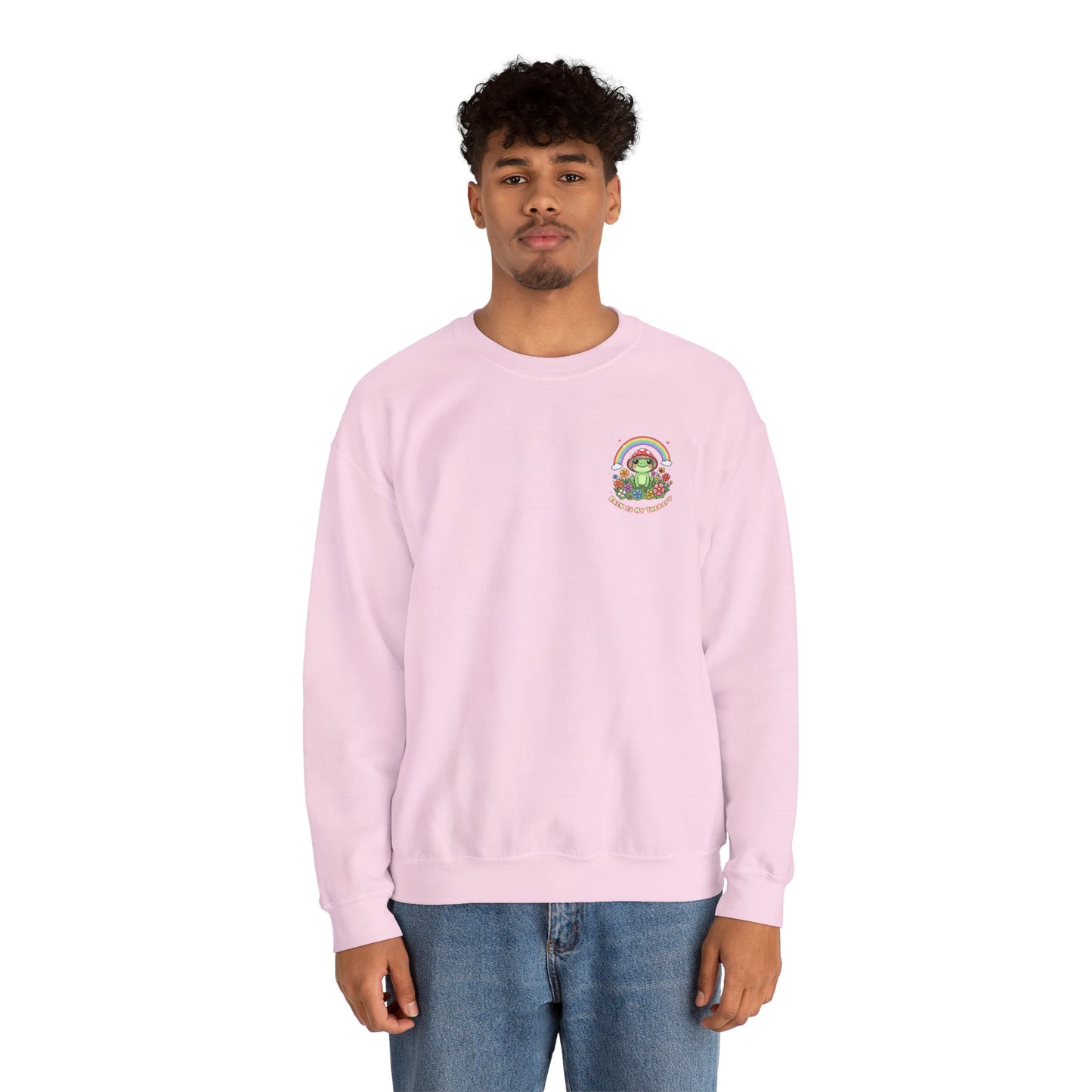 Rain Is My Therapy Sweatshirt — Cozy Weather Therapy Crewneck