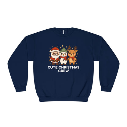 Santa Trio Sweatshirt — Christmas Holiday Crewneck