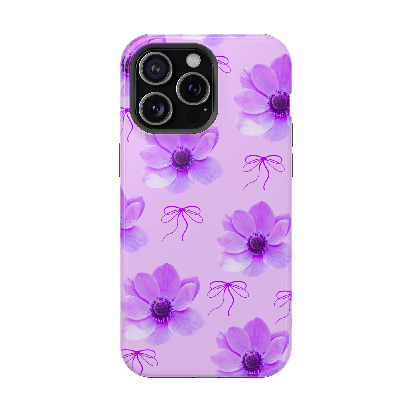 Lavender Magnetic Impact-Resistant iPhone Case