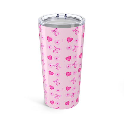 Tumbler 20oz Pink Bow Drinkware