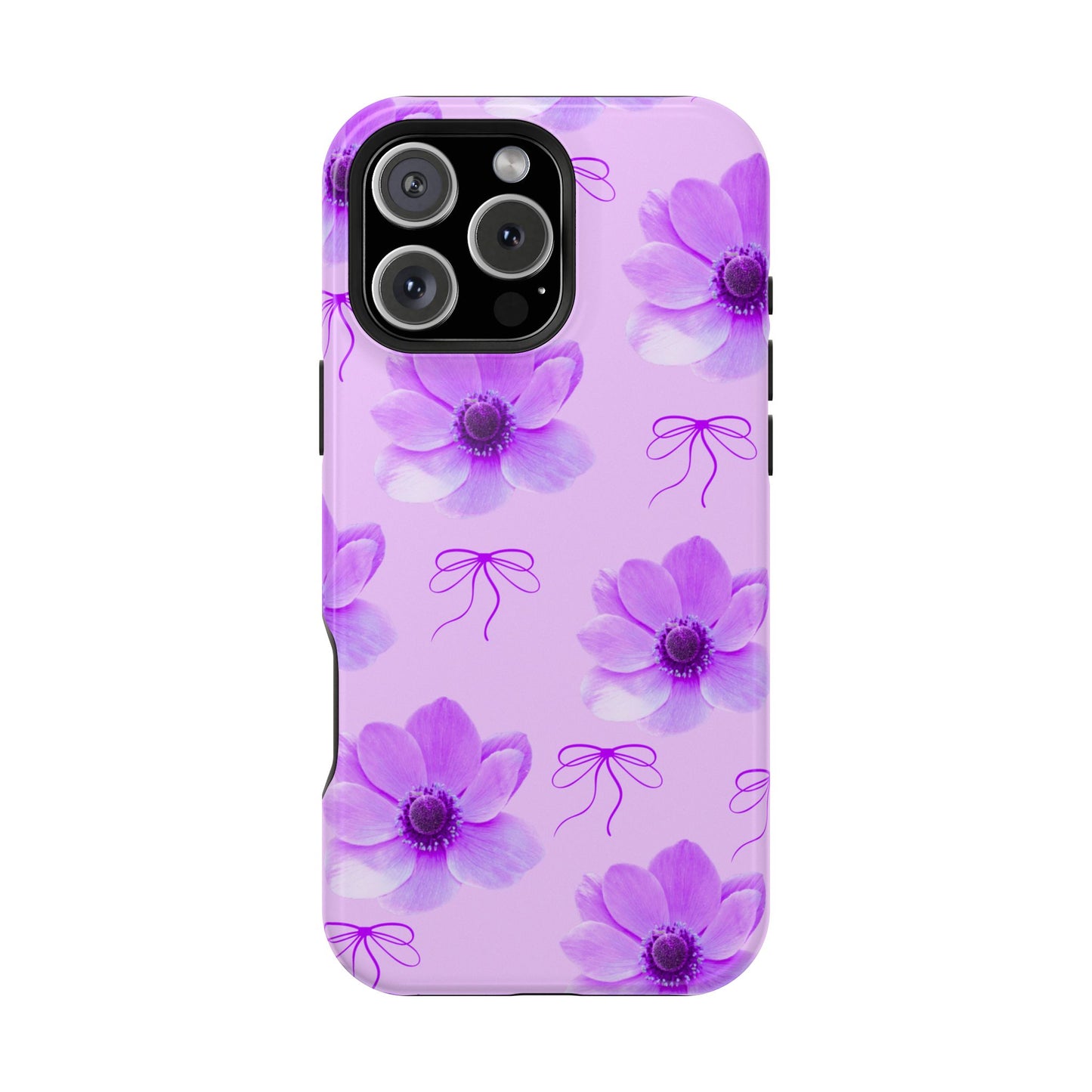Lavender Magnetic Impact-Resistant iPhone Case