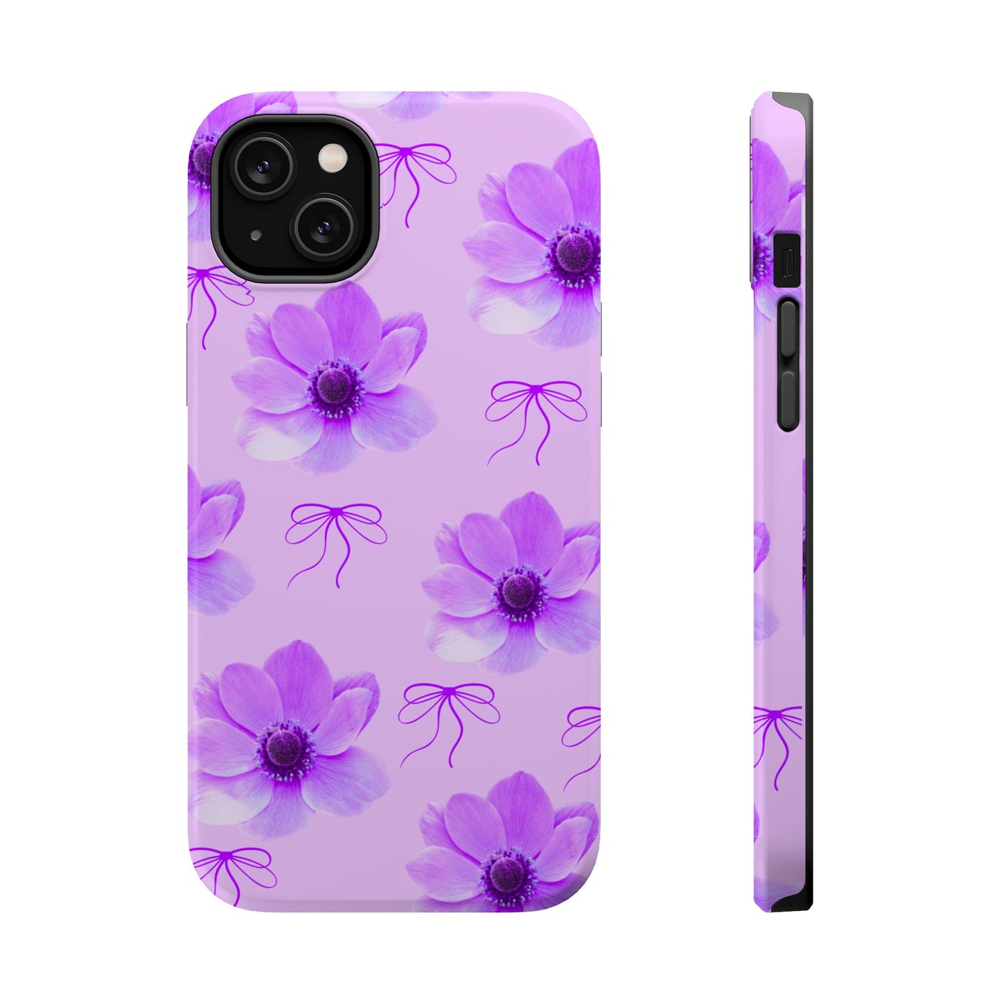 Lavender Magnetic Impact-Resistant iPhone Case