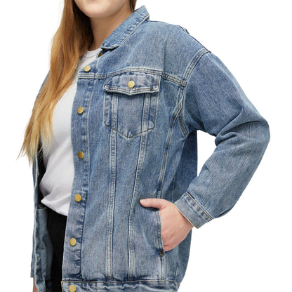 Women's Denim Jacket - Angel's Wings