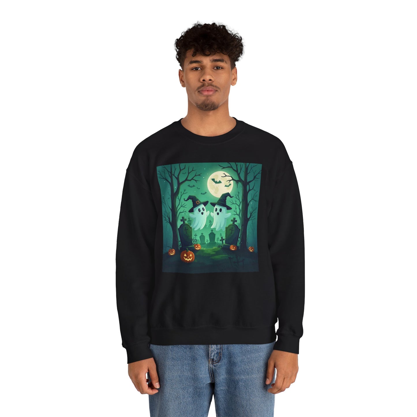 Spooky Ghost Couple Sweatshirt