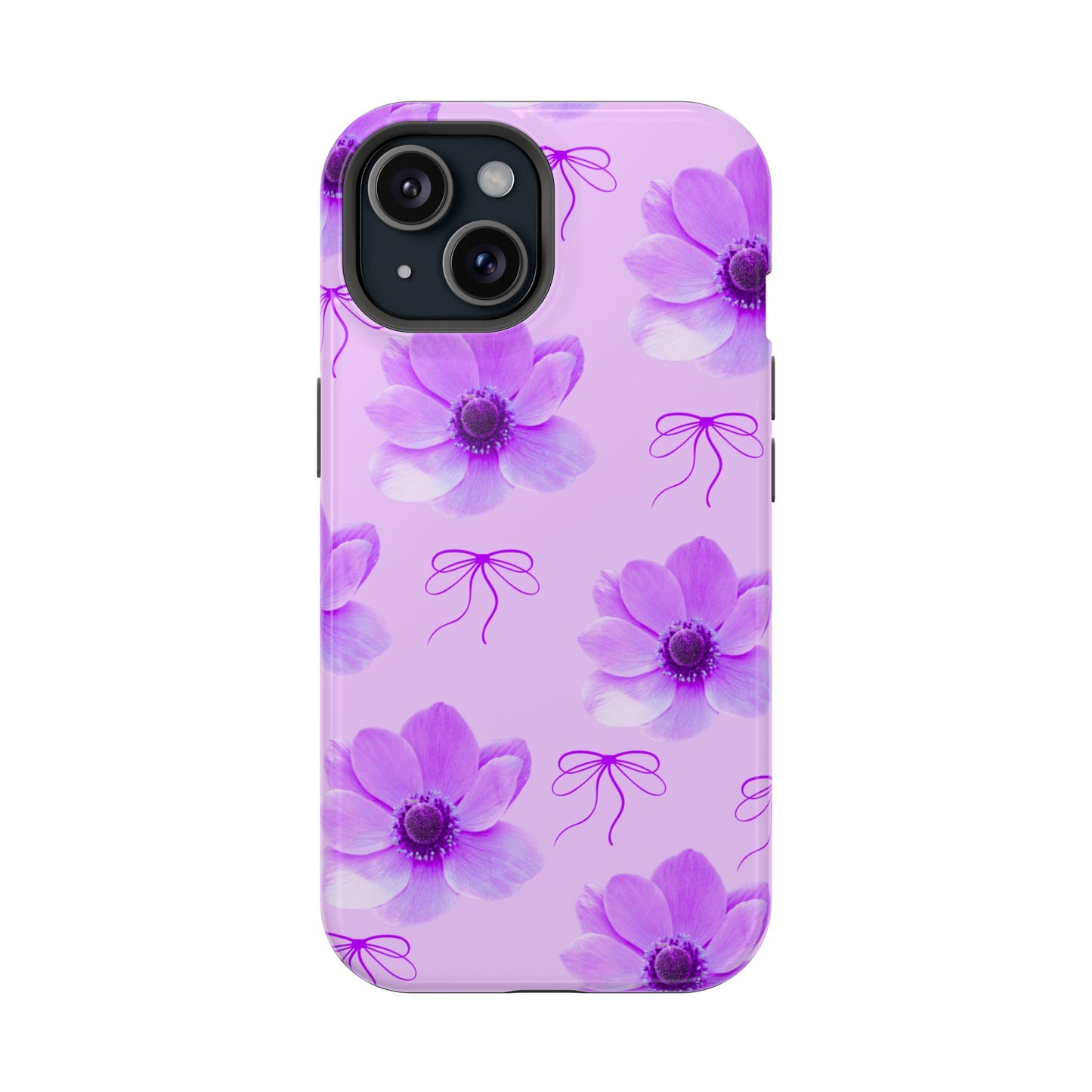 Lavender Magnetic Impact-Resistant iPhone Case