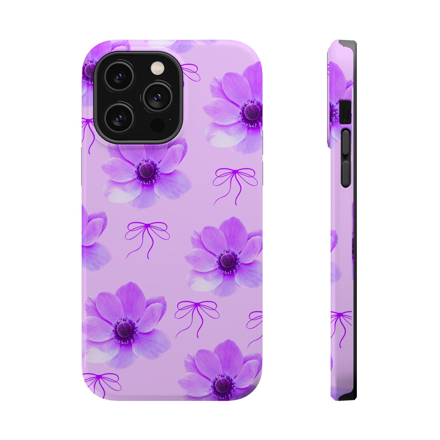 Lavender Magnetic Impact-Resistant iPhone Case