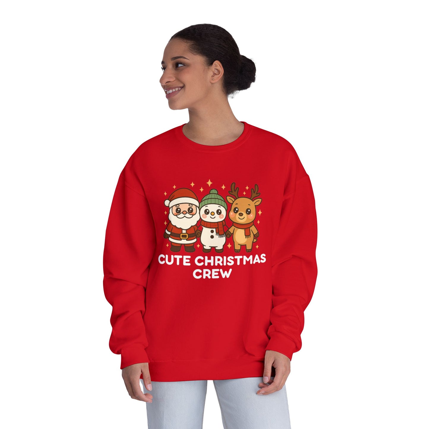 Santa Trio Sweatshirt — Christmas Holiday Crewneck