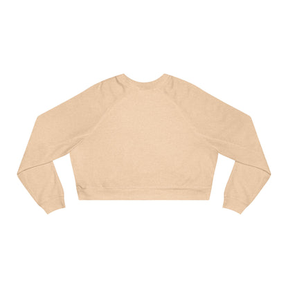 Cropped Fleece Pullover 'Delulu Become Trululu'