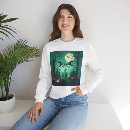 Spooky Ghost Couple Sweatshirt