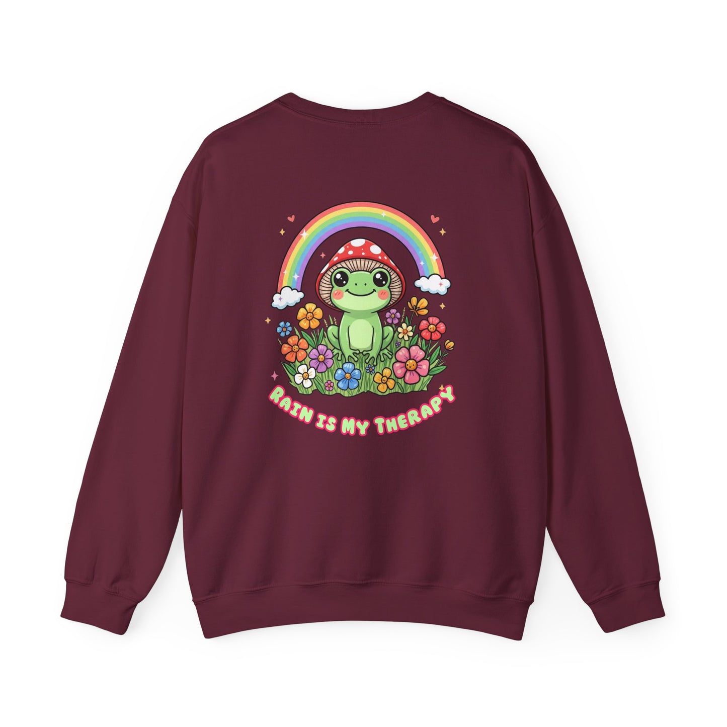 Rain Is My Therapy Sweatshirt — Cozy Weather Therapy Crewneck