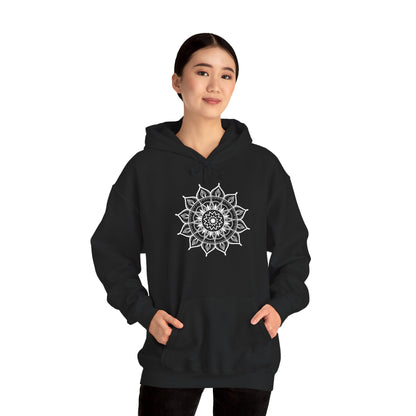 Mandala Hooded Sweatshirt - Cozy Boho Style for Men and Women