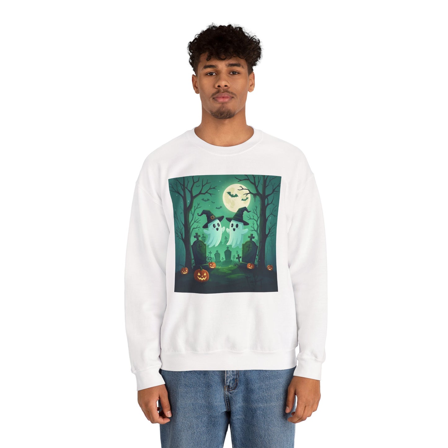 Spooky Ghost Couple Sweatshirt