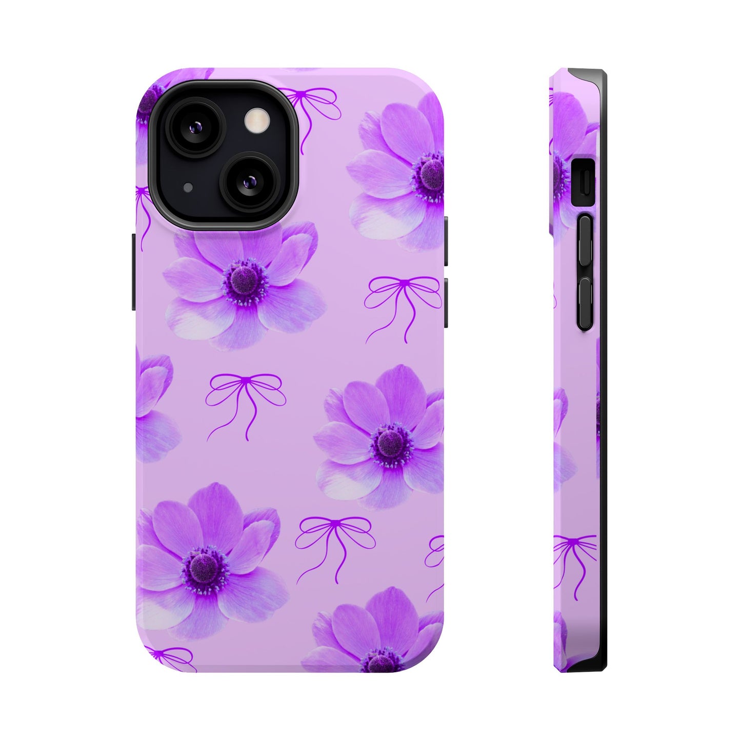 Lavender Magnetic Impact-Resistant iPhone Case