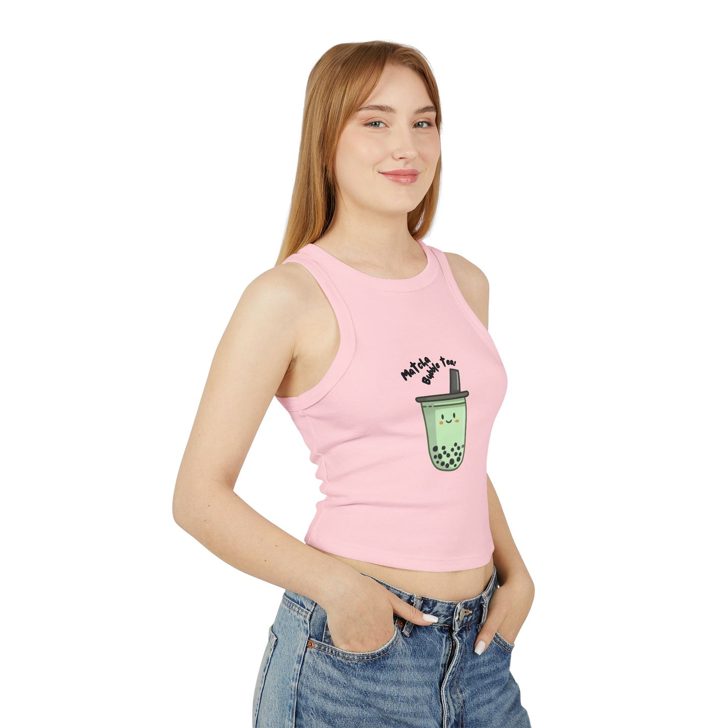 Matcha Bubble Tea Tank Top